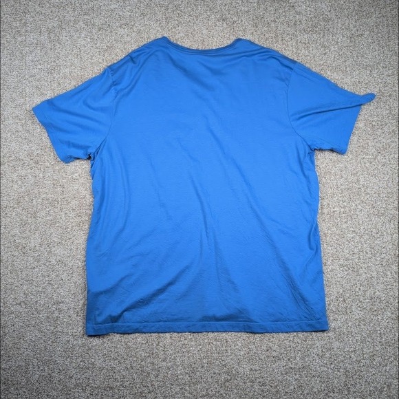 Lacoste Mens 3XL Blue Pima Cotton Regular Fit Button Henley T-Shirt - Picture 4 of 5